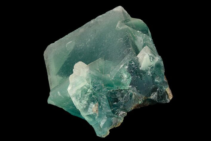 Green Cubic Fluorite Crystal - China #122021